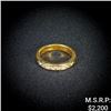 Image 1 : 2.3 DWT 14 KT Gold Ring w/ Diamond Sz: 5.5