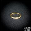 Image 1 : 0.7 DWT 10 KT Gold Ring w/ Diamond Sz: 7.5