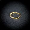 Image 2 : 0.7 DWT 10 KT Gold Ring w/ Diamond Sz: 7.5