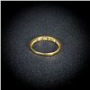Image 3 : 0.7 DWT 10 KT Gold Ring w/ Diamond Sz: 7.5