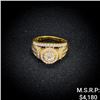 Image 1 : 4.1 DWT 10 KT Gold Diamond Ring Sz: 6.5