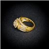 Image 2 : 4.1 DWT 10 KT Gold Diamond Ring Sz: 6.5