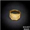 Image 1 : 10 DWT 14 KT Gold Diamond Ring Sz: 14