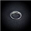 Image 3 : 1.7 DWT 18 KT Wht Gold Ring w/ Diamond Sz:5.5