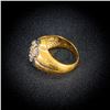 Image 2 : 5 DWT 10 KT Gold Diamond Ring Sz: 8