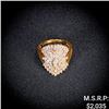 Image 1 : 3.1 DWT 10 KT Gold Diamond Ring Sz: 6.5