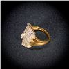 Image 2 : 3.1 DWT 10 KT Gold Diamond Ring Sz: 6.5