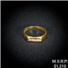 Image 1 : 1.6 DWT 14 KT Gold Ring w/ Diamonds Sz: 8