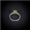 Image 3 : 1.9 DWT 14 KT Wht Gold Diamond Ring Sz: 5.5