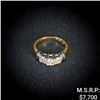 Image 1 : 2.3 DWT 14 KT Gold Diamond Ring Sz: 6.5