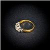 Image 2 : 2.3 DWT 14 KT Gold Diamond Ring Sz: 6.5