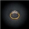 Image 3 : 2.3 DWT 14 KT Gold Diamond Ring Sz: 6.5