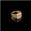 Image 3 : 3.6 DWT 10 KT Gold Ring w/ Diamonds Sz: 9.5