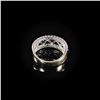 Image 2 : 2.9 DWT 14 KT Wht Gold Diamond Ring Sz: 6.5