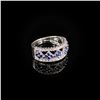 Image 3 : 2.9 DWT 14 KT Wht Gold Diamond Ring Sz: 6.5