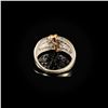 Image 2 : 3 DWT 14 KT Gold Ring w/ Diamond Sz: 7.5
