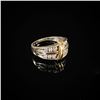 Image 3 : 3 DWT 14 KT Gold Ring w/ Diamond Sz: 7.5