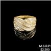 Image 1 : 2.9 DWT 10 KT Gold Ring w/ Diamond Sz: 7