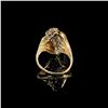 Image 2 : 4.2 DWT 10 KT Gold Diamond Ring Sz: 8.5