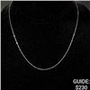 2 G 14 KT 18" White Gold Necklace