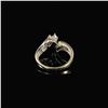 Image 2 : 2.3 DWT 14 KT Wht Gold Diamond Ring Sz: 5.5