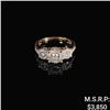 Image 1 : 2.9 DWT 14 KT Gold Diamond Ring Sz: 6.5