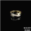 Image 1 : 3.6 DWT 14 KT Gold Diamond Ring Sz: 7
