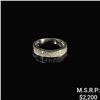 Image 1 : 1.4 DWT 14 KT Wht Gold Ring w/ Diamonds Sz: 6.5