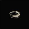 Image 3 : 1.4 DWT 14 KT Wht Gold Ring w/ Diamonds Sz: 6.5