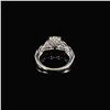 Image 2 : 2.2 DWT 14 KT Wht Gold Diamond Ring Sz: 5