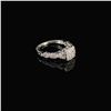 Image 3 : 2.2 DWT 14 KT Wht Gold Diamond Ring Sz: 5