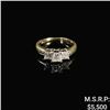 Image 1 : 2.1 DWT 14 KT Gold Diamond Ring Sz: 6