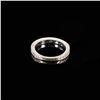 Image 2 : 2 DWT 14 KT Wht Gold Ring w/ Dia Lining Sz:7.5