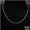 2 G 14 KT 16" White Gold Necklace