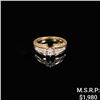 Image 1 : 2.5 DWT 14 KT Gold Diamond Ring Sz: 5.5