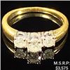 Image 1 : 2.4 DWT 14 KT Gold Diamond Ring Sz: 7.5
