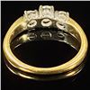 Image 2 : 2.4 DWT 14 KT Gold Diamond Ring Sz: 7.5