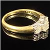 Image 3 : 2.4 DWT 14 KT Gold Diamond Ring Sz: 7.5