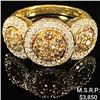 Image 1 : 3.8 DWT 14 KT Gold Ring /w Diamonds Sz: 7.5