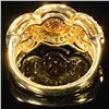 Image 2 : 3.8 DWT 14 KT Gold Ring /w Diamonds Sz: 7.5