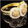 Image 3 : 3.8 DWT 14 KT Gold Ring /w Diamonds Sz: 7.5