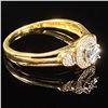 Image 3 : 1.5 DWT 14 KT Gold Diamond Ring Sz: 7.5