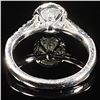 Image 2 : 2.3 DWT 14 KT Wht Gold Diamond Ring Sz: 7