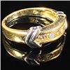 Image 3 : 2.2 DWT 14 KT Gold Ring w/ Diamonds Sz: 5.5