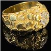Image 3 : 10.9 DWT 14 KT Gold Ring w/ Diamonds Sz: 9.5