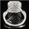 Image 2 : 2.8 DWT 10 KT Wht Gold Diamond Ring Sz: 7
