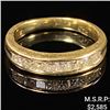 Image 1 : 2 DWT 14 KT Gold Ring w/ Diamond Sz: 4.5