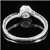Image 2 : 1.1 DWT 10 KT Wht Gold Diamond Ring Sz: 7