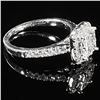 Image 3 : 2.4 DWT 14 KT Wht Gold Diamond Ring Sz: 6