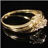 Image 3 : 2.3 DWT 14 KT Gold Diamond Ring Sz: 7.5